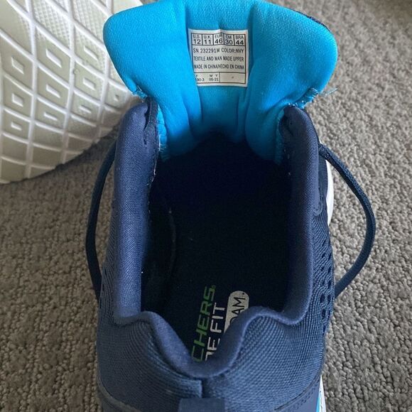 Men’s Navy Skechers - Picture 3 of 4